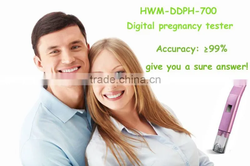 Disposable digital pregnancy test