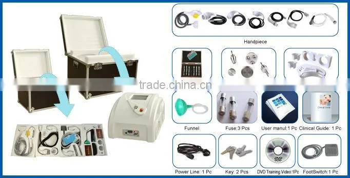 New born!! 9 in 1 portable multifunction beauty mach (IPL Elight Tripolar RF Bipolar RF Cavitation Vacuum Lipolysis Diode laser)