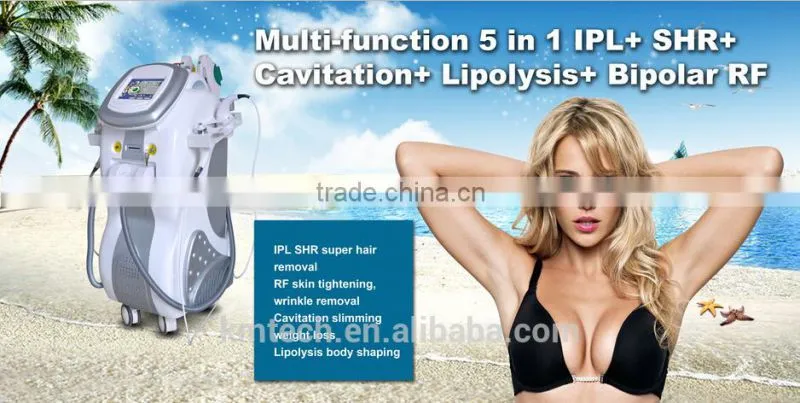 Top sales 5 in 1 ipl shr monopolar rf tattoo removal
