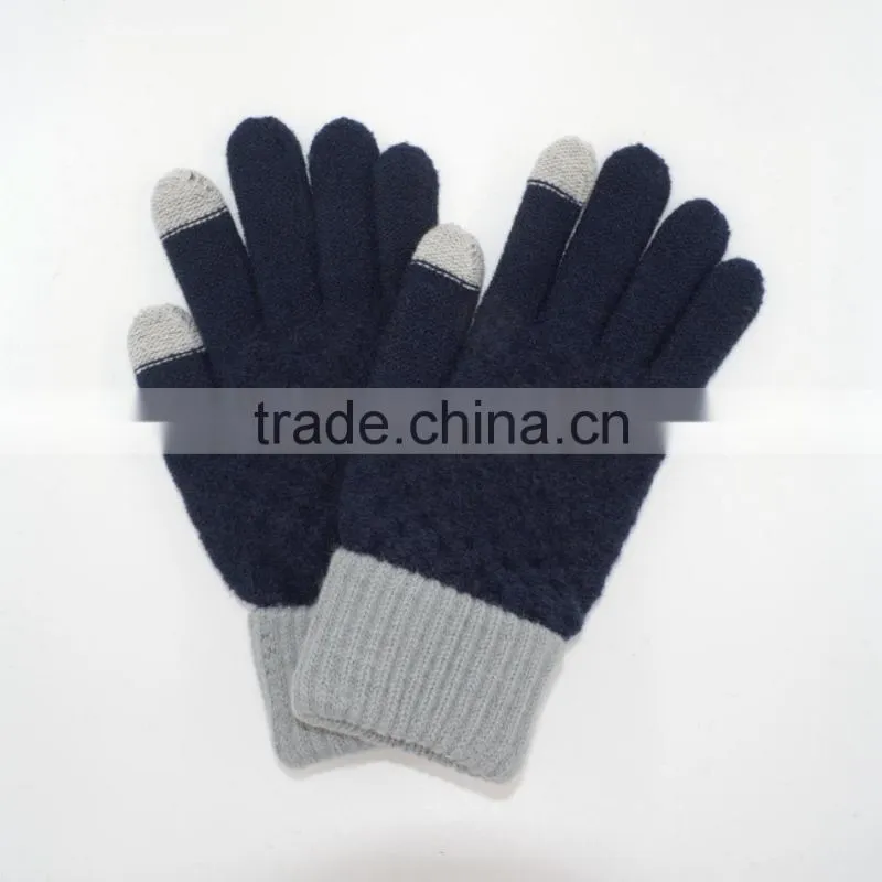 Knit Touchscreen Gloves with Conductive Fingertips for Use with All Touchscreen Electronic Devices