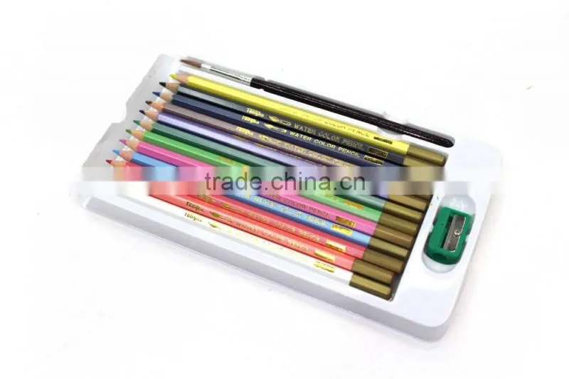 Wholesale 24pcs Watercolor Pencils Set In paper Box Professional