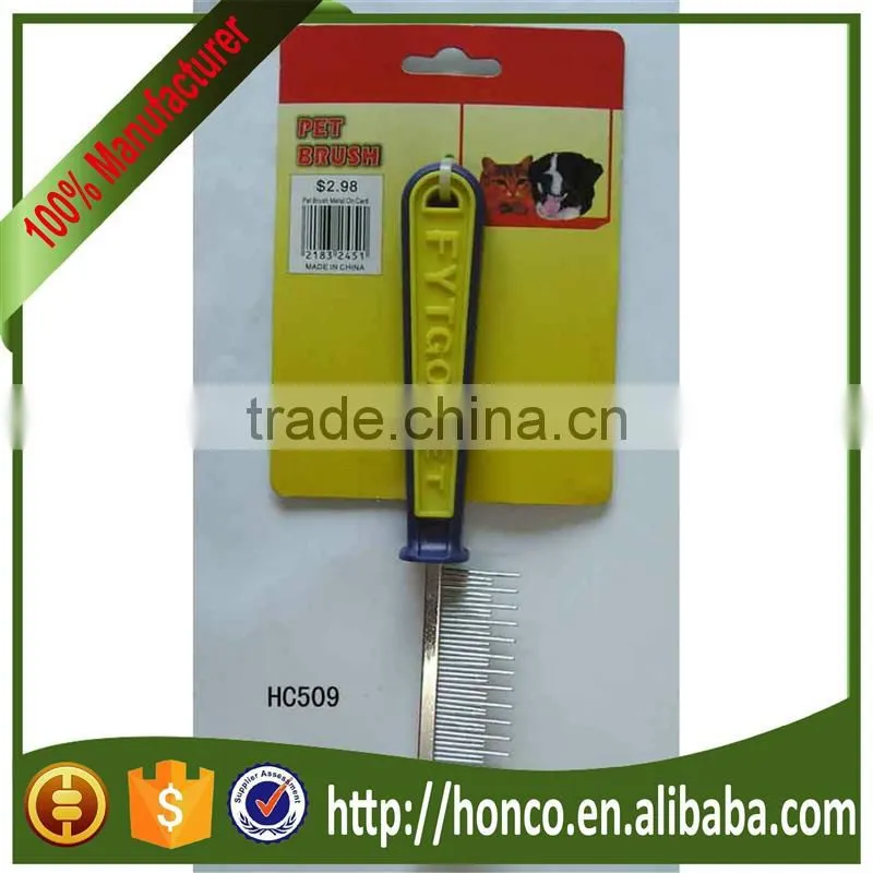 steel pet comb