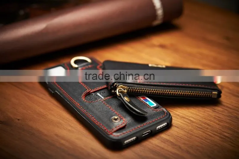 Wallet leather phone case magnetic leather case for iPhone