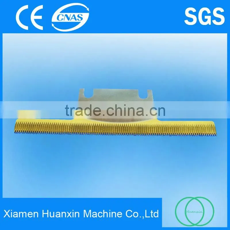 Packaging machine saw blade tooth cutter for cutting paper