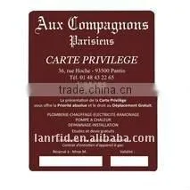 high quality convex yards golden VIP card