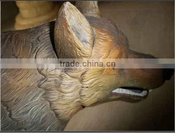 wholesale HDPE plastic hound dog, plastic hunting dog,decoration.