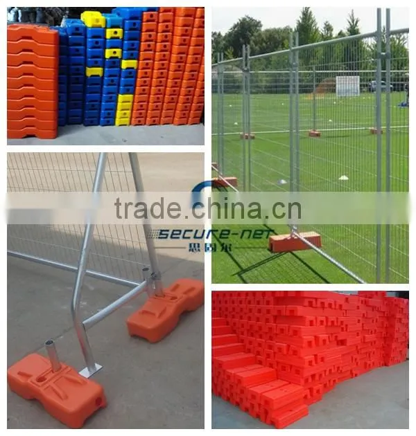 galvanized removable prefab metal temporary fence