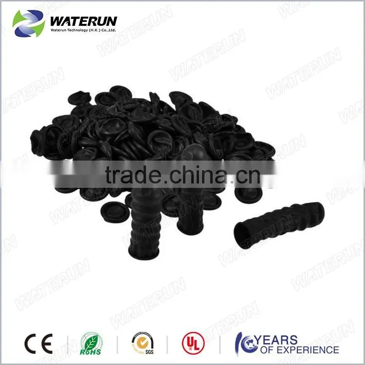 latex finger cot,black ESD finger cot