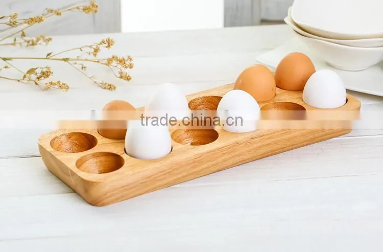 Custom wooden egg tray Wooden egg holder