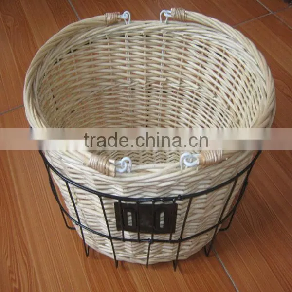 High Quality exquisite cheap wicker shopping basket with lid