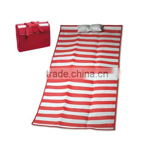 beach mat with inflatable cushion picnic mat set with pillow