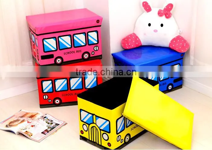 Q1125 coated multifunctional lovely cloth storage box