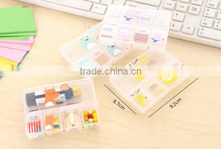 Q1097 Creative home fashion plastic pill box