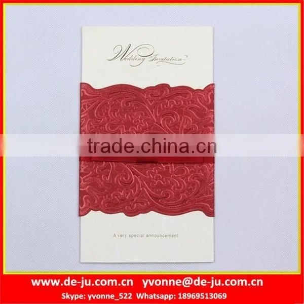 Custom Ceremony Crad Invitation Wedding