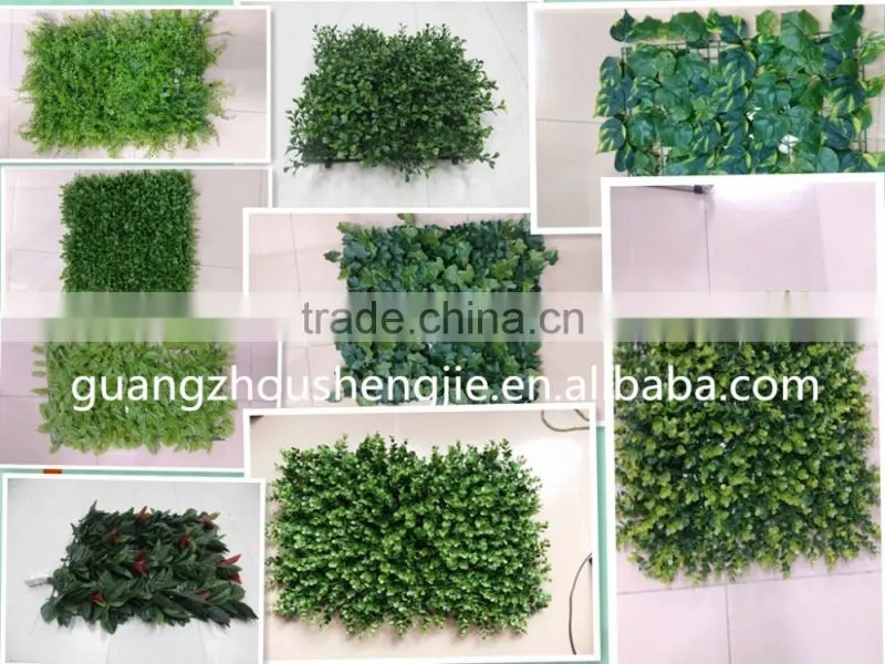 SJLJ013497 indoor outdoor decorative boxwood hedge / good quality artificial grass for decoration