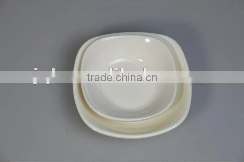 100% Melamine plate plastic tray oval shape with SGS certificate