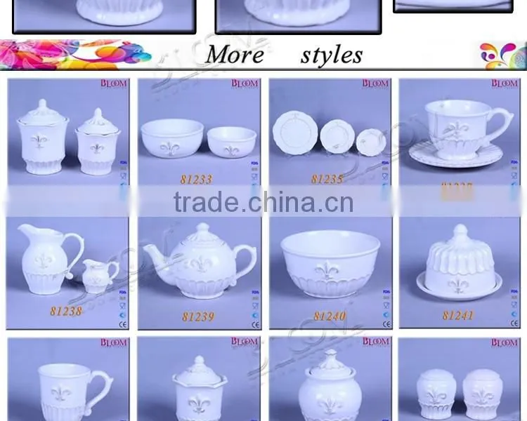 Cheap ceramic white pitcher
