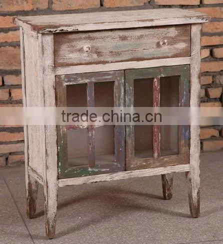 Vintage decoration wooden cupboard