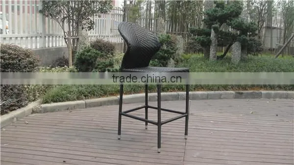 All weather rattan bar stool