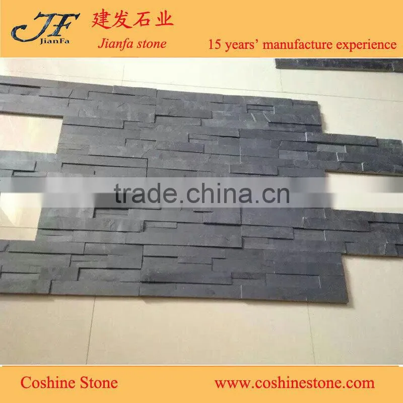 Black cutural slate exterior flooring slate stone