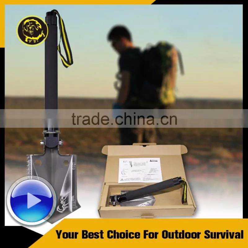 Camping Trip Survival Tool/ Outdoor Survival Gear/Duoji Multifunction Shovel guards you as a Loyal Tibetan Mastiff