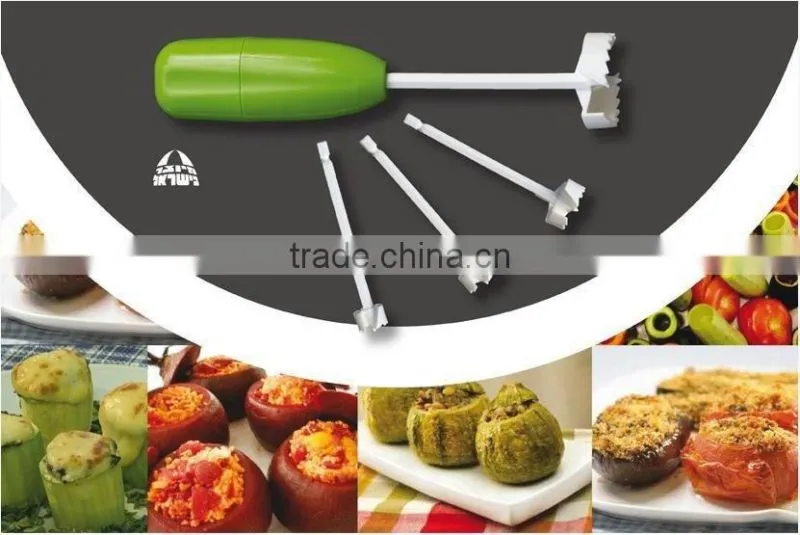 Vegidrill Corer Stuffed Vegetable Carrot Zucchini kitchen Tool Easy Peeler