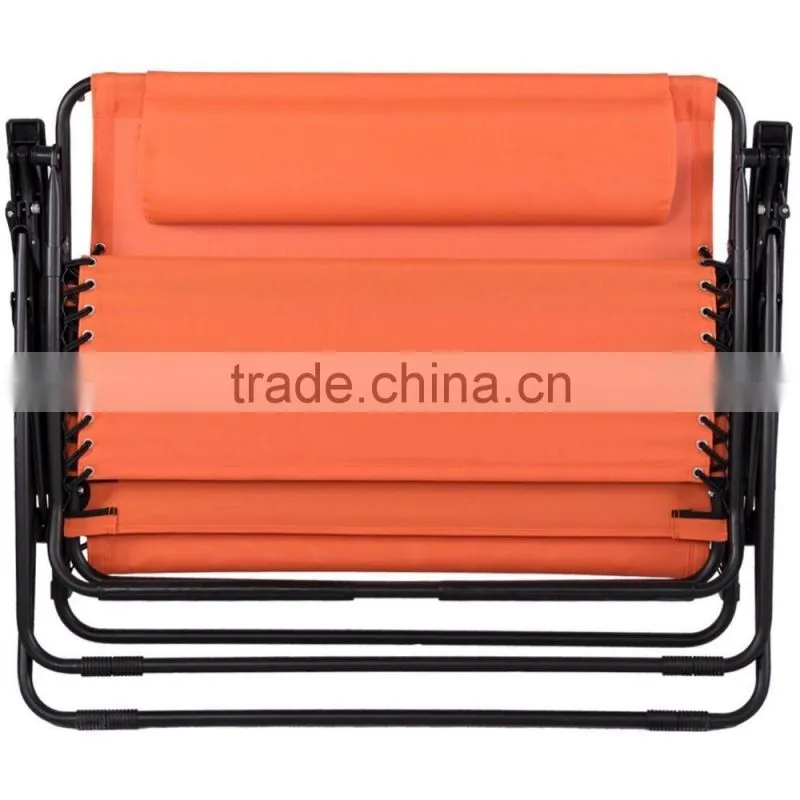 Garden Camping Foldable 2 Pesrson Patio Chairs