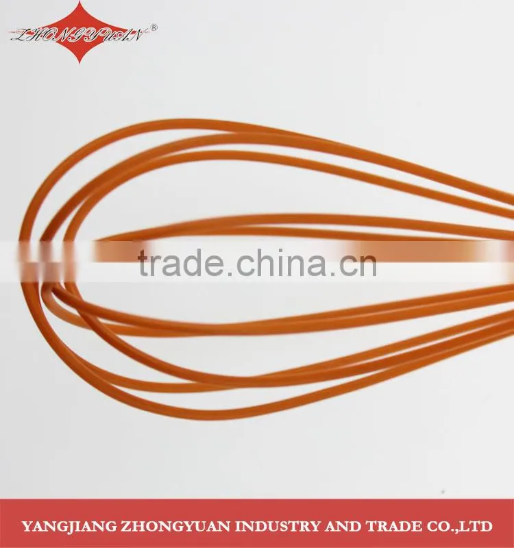 Hot selling new design food grade silicone coated head egg whisk