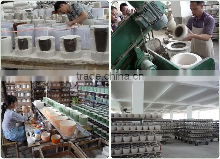 Hot new products garden Round ceramics pot / flower pot