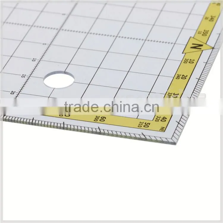 Transponder codes Square protractor Set,measure a distance Square Set, Black color printing#KPP-6