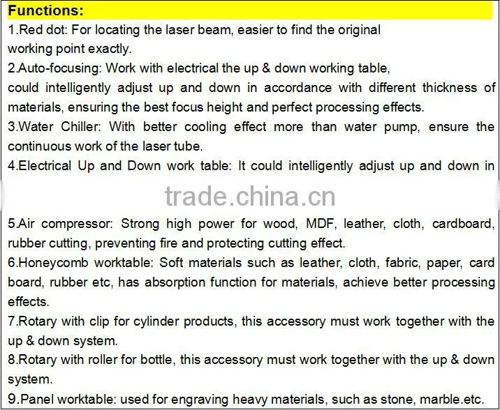Factory Supply cheap rubber stamp wood laser engraving machine MC1390