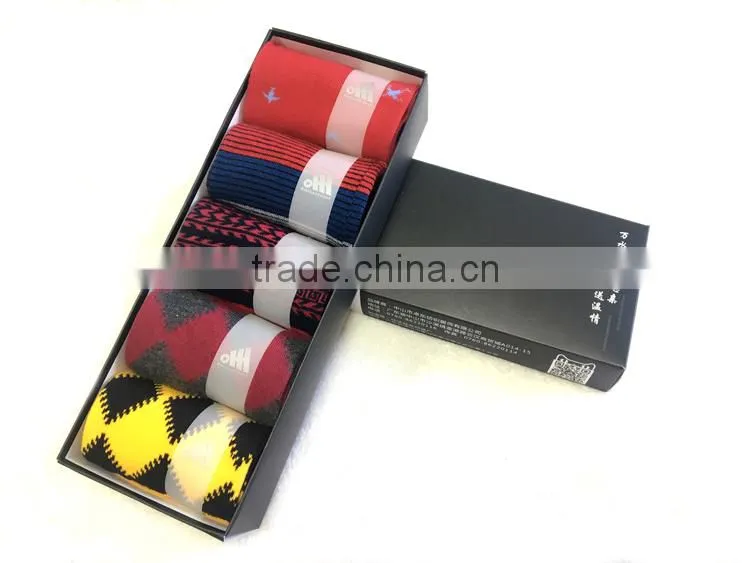 Classic Pattern Business Socks for Men