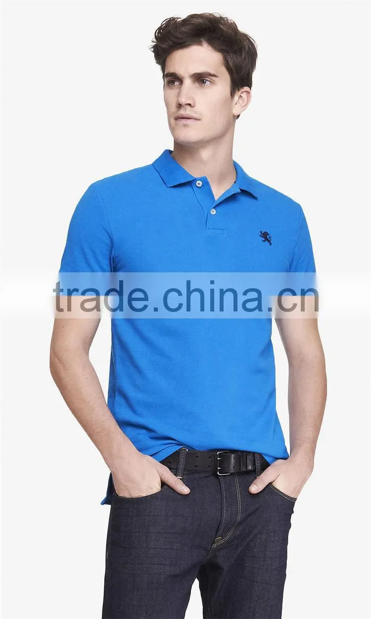 2015 collar design mens sports slim fit pique original mens polo t-shirts