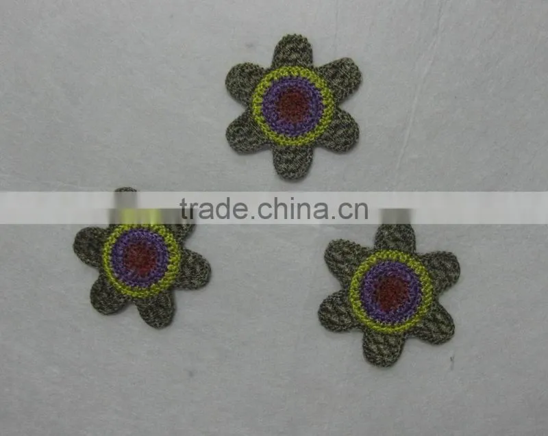 custom flower applique patch
