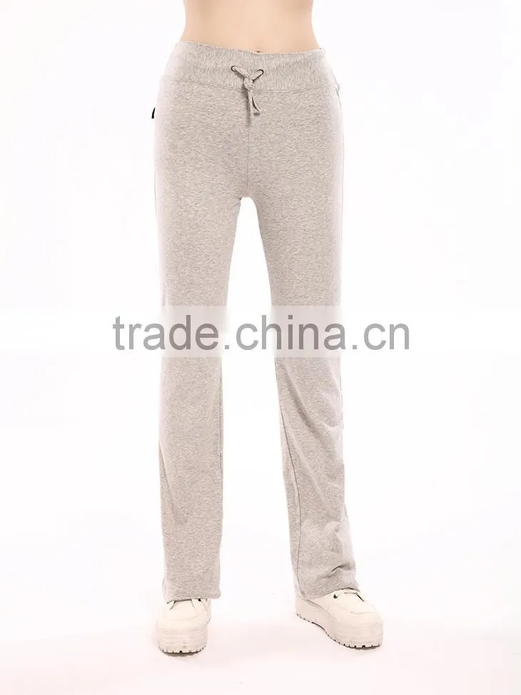 2015 New arrival Custom Dry Fit Sweat Pants Womens Wholesale Yoga Pants