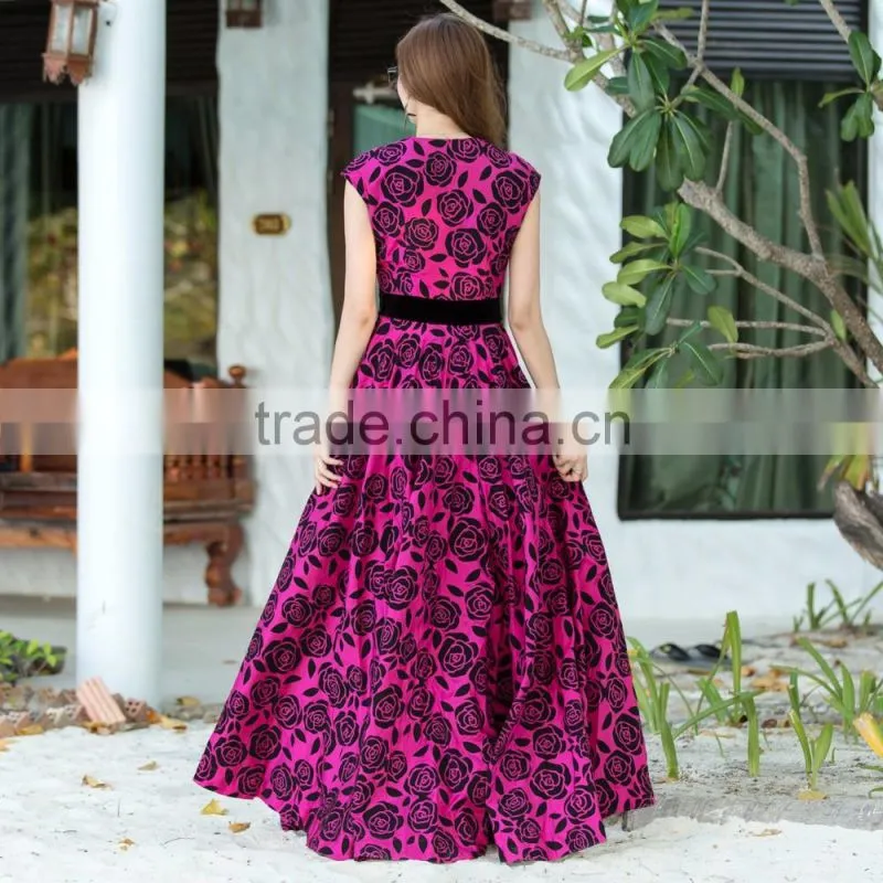 Z&M floral beach dress summer beach dress beach party wear dress