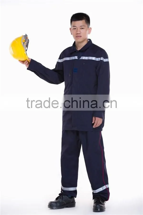 100 cotton durable safety protectional flame retardant set workwear