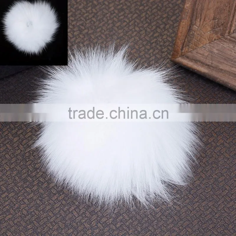 Wholesale New Fashion Trend Round Sable Fur Pom Pom Balls