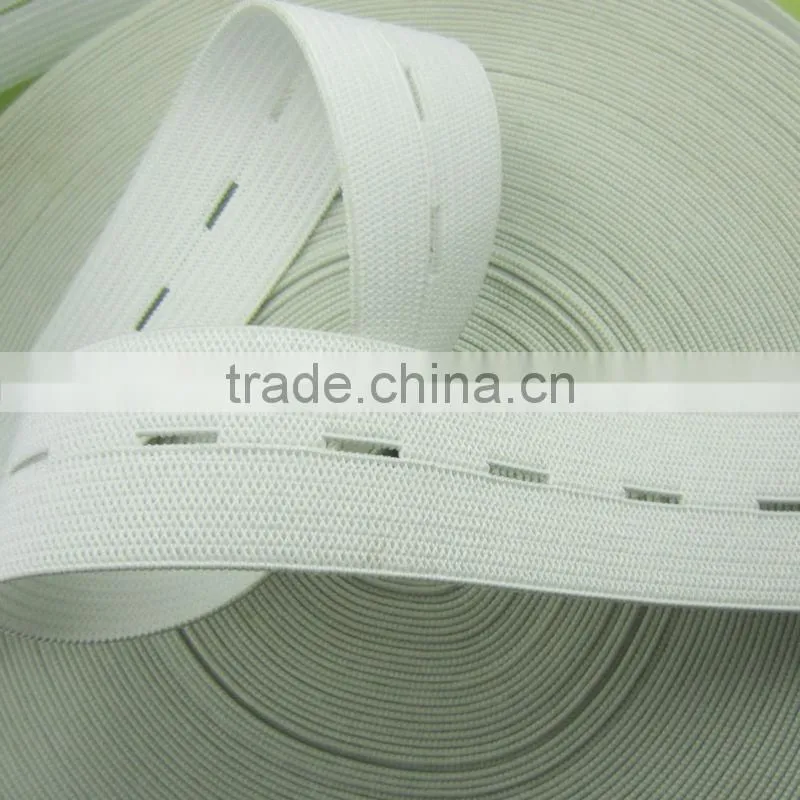 Crochet Knitted Button Hole stretch ribbon