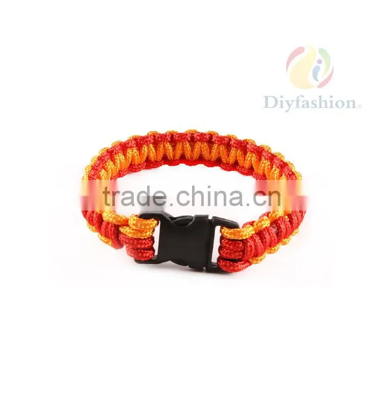 Hot Selling Various Color Paracord PC6005-2 Weave Paracord Bracelet