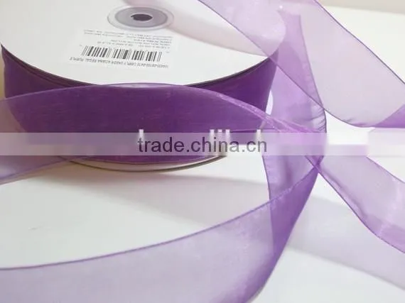 Decorative Colorful Sheer Organza Ribbon