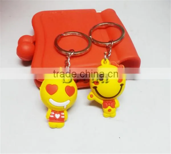 Latest Emoji Keychain Cute 3D Keychain Emoji dolls with wholesale price from China