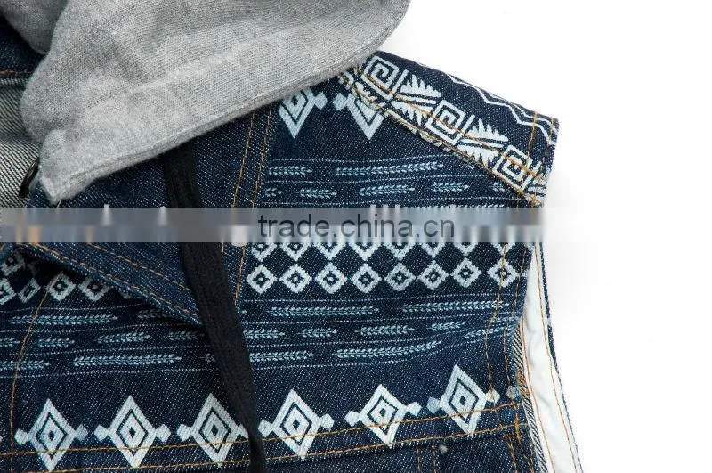 denim top vest