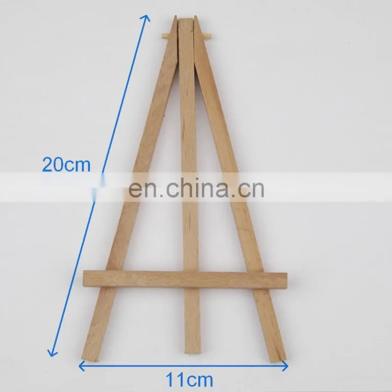 Wooden tabletop art easel