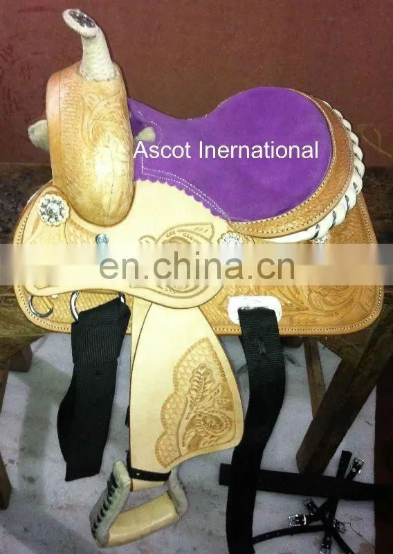 Hand Carved Western Horse Saddle