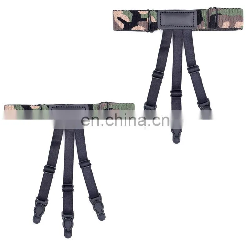 Newline design mens fashion adjustable shirt stays shirt garters