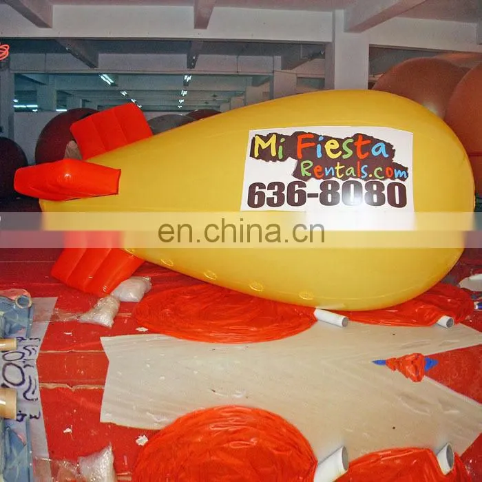 Attractive inflatable helium blimp advertising balloon
