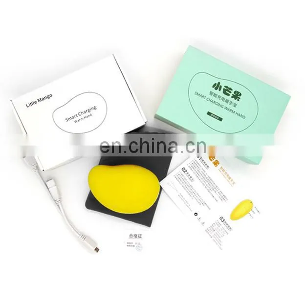 4400mAh small mango warm hand USB charging power bank for mobile phone