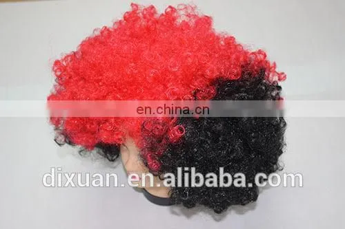 DiXuan Popular High Quality Colorful Fans Wigs crazy color wigs