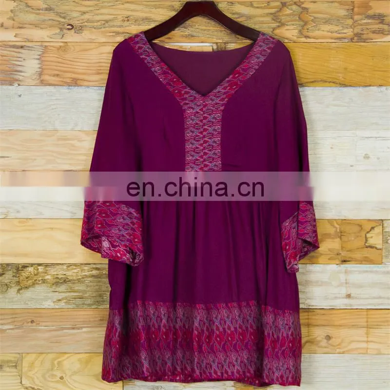 Ladies casual long sleeve montage autumn winter dress
